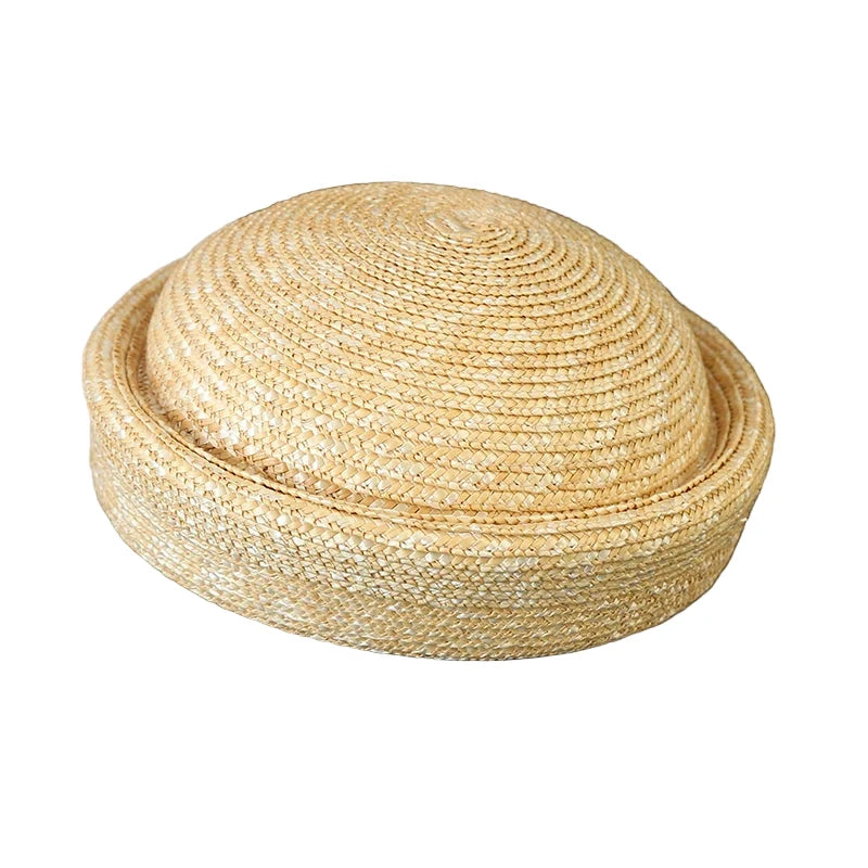 Pampelonne Summer Beige Straw Beret