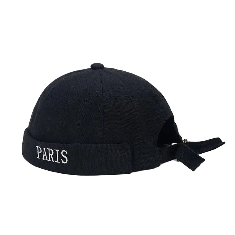 Paris Vintage Cotton Brimless Docker Cap