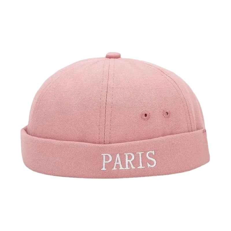 Paris Vintage Cotton Brimless Docker Cap