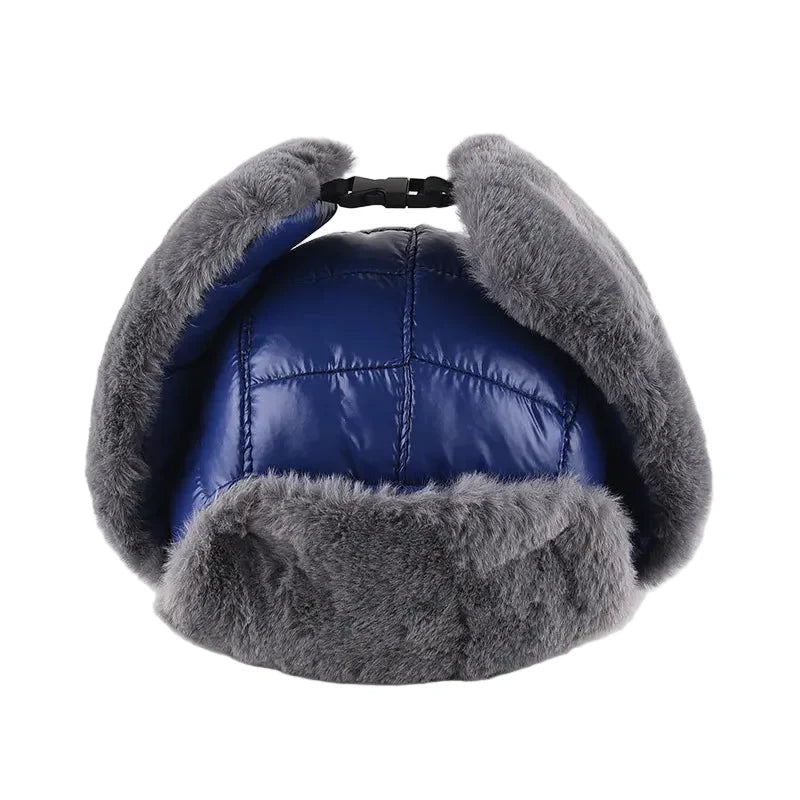 Pasternak Padded Fur Ushanka Waterproof Bomber Hat