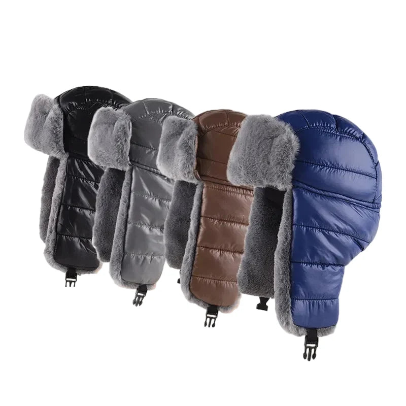 Pasternak Padded Fur Ushanka Waterproof Bomber Hat