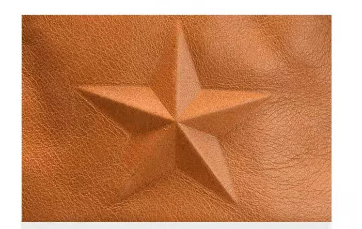 Patton Star Genuine Leather Sailor Cap