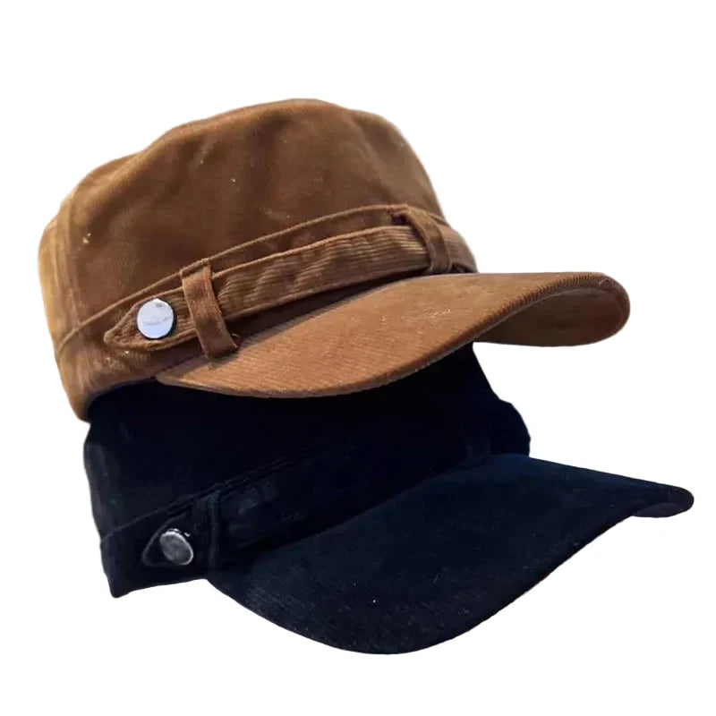 Patton Winter Corduroy Army Cap
