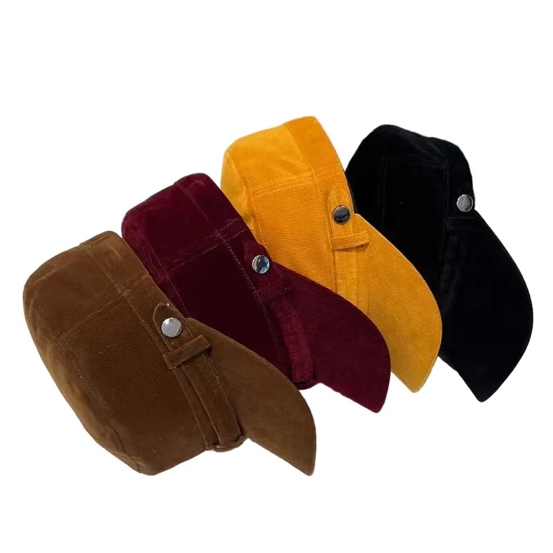 Patton Winter Corduroy Army Cap