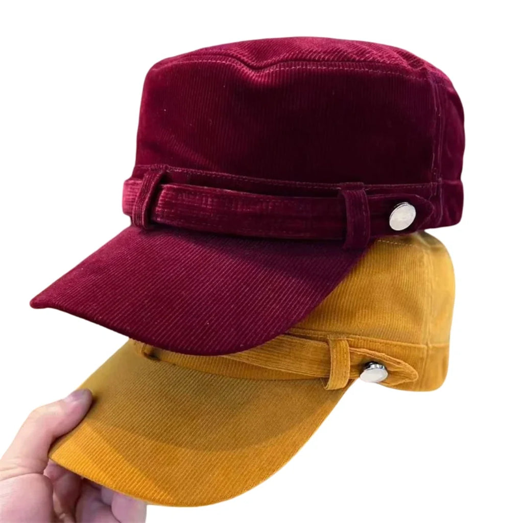 Patton Winter Corduroy Army Cap