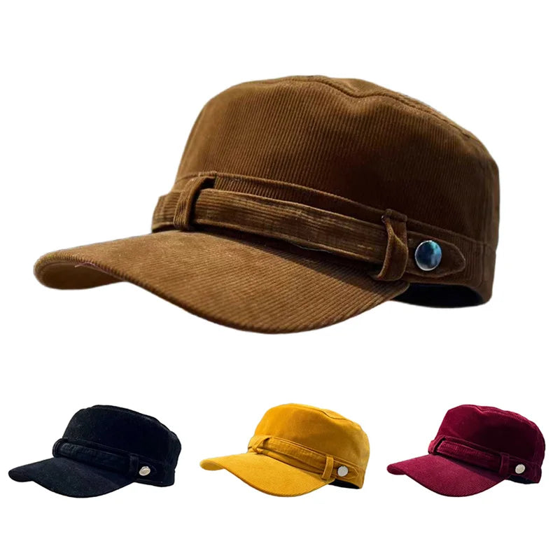 Patton Winter Corduroy Army Cap