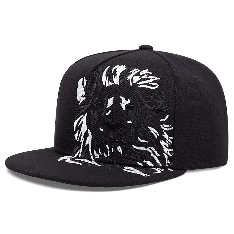 Peaceful Lion Snapback Cap