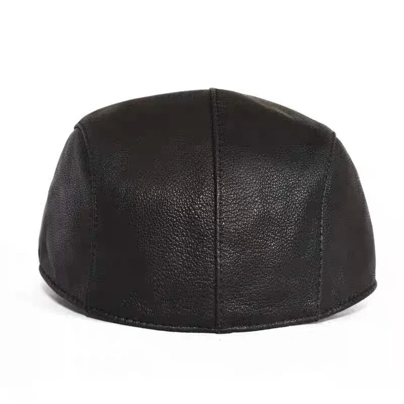 Pittsburgh Genuine Leather Flat Cap