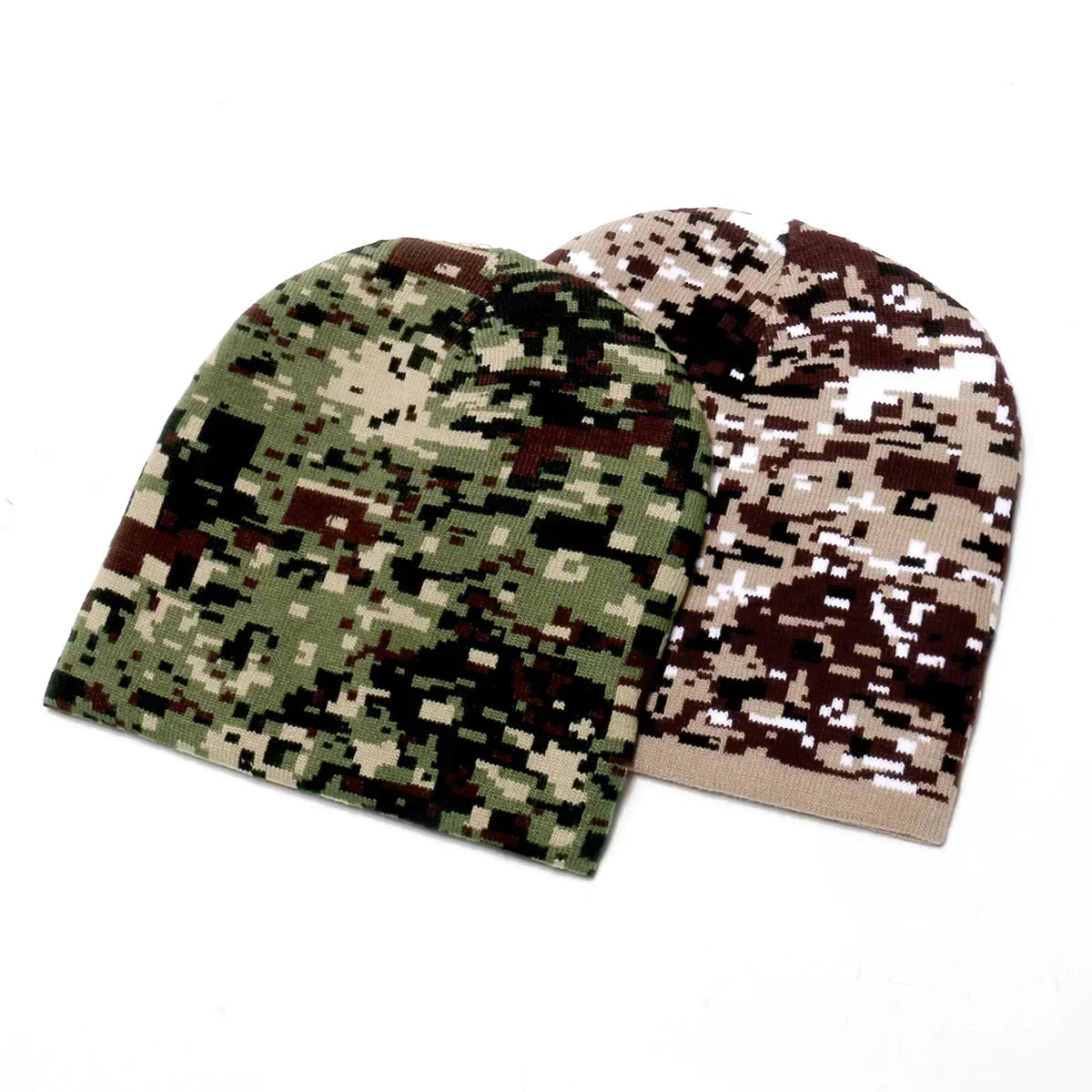 Pixel Camouflage Skully Beanie
