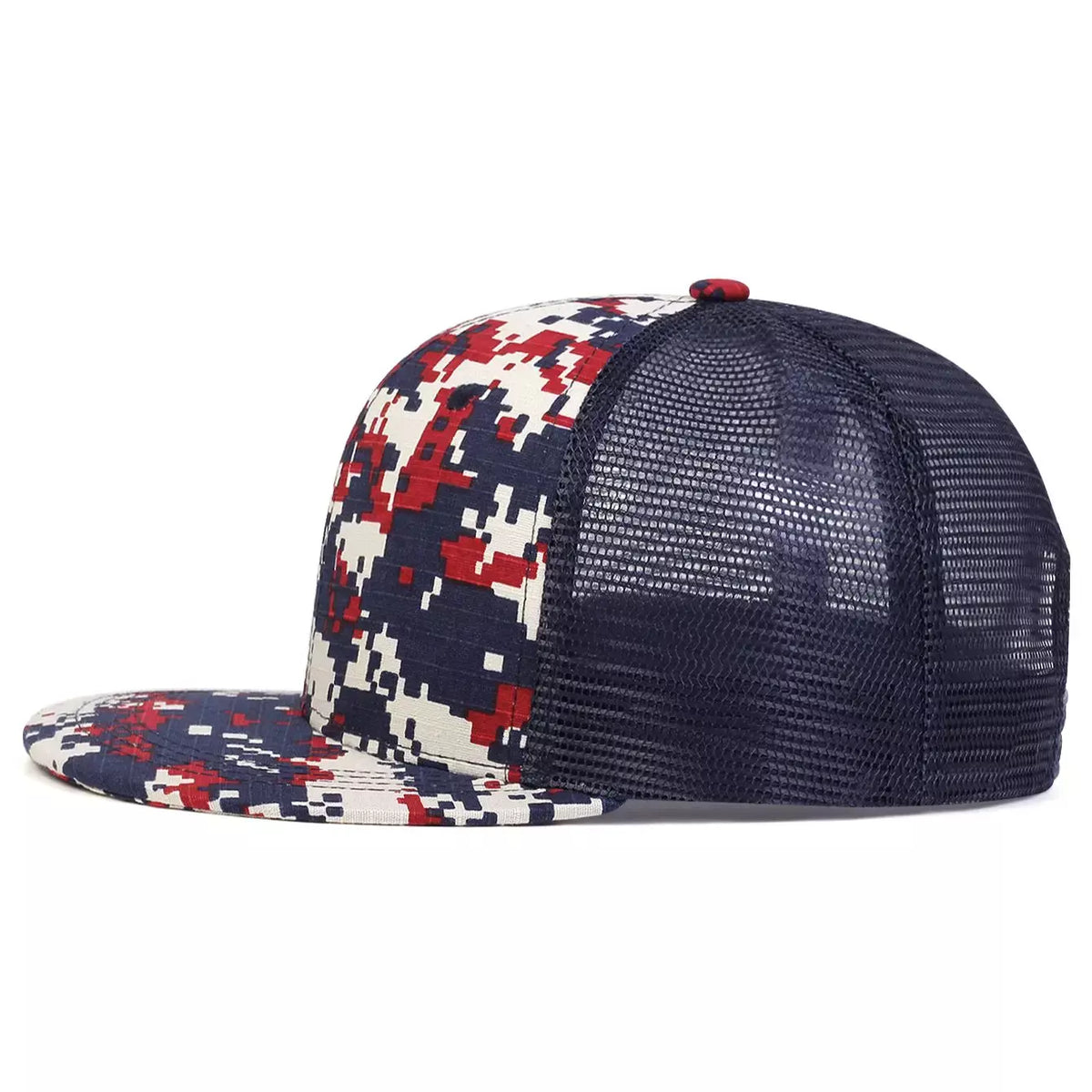 Pixels Retro Trucker Snapback Cap