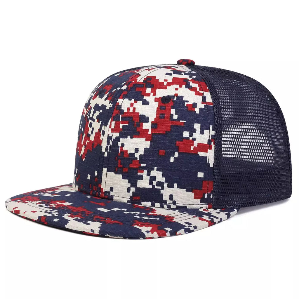 Pixels Retro Trucker Snapback Cap