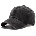 Plain Washed Cotton Baseball Cap