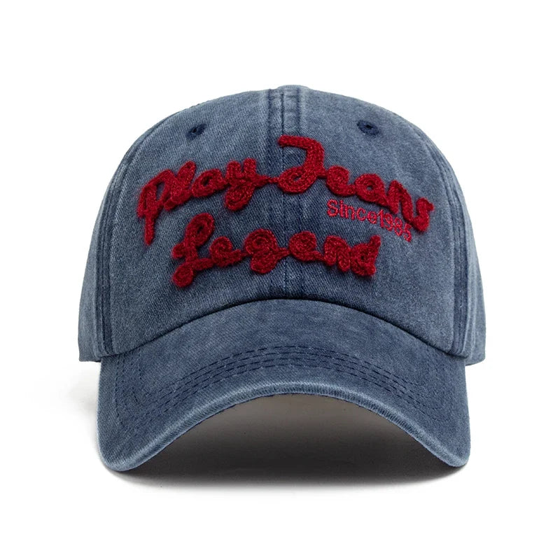 Play Jeans Legend Washed Cotton Baseball Cap