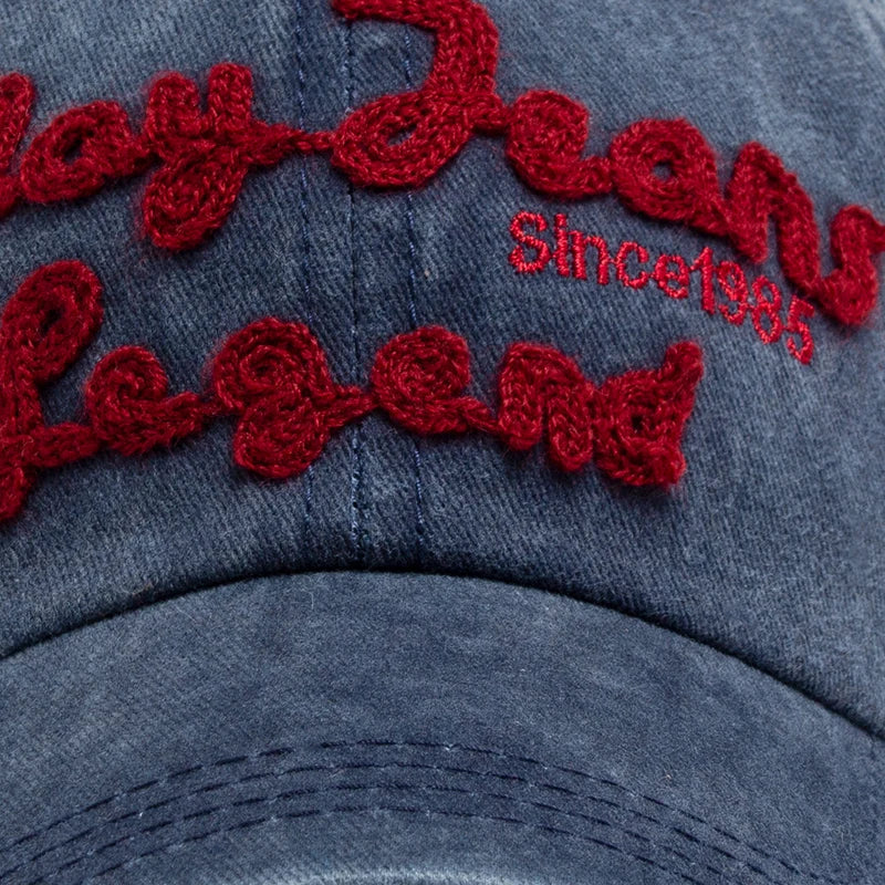Play Jeans Legend Washed Cotton Baseball Cap