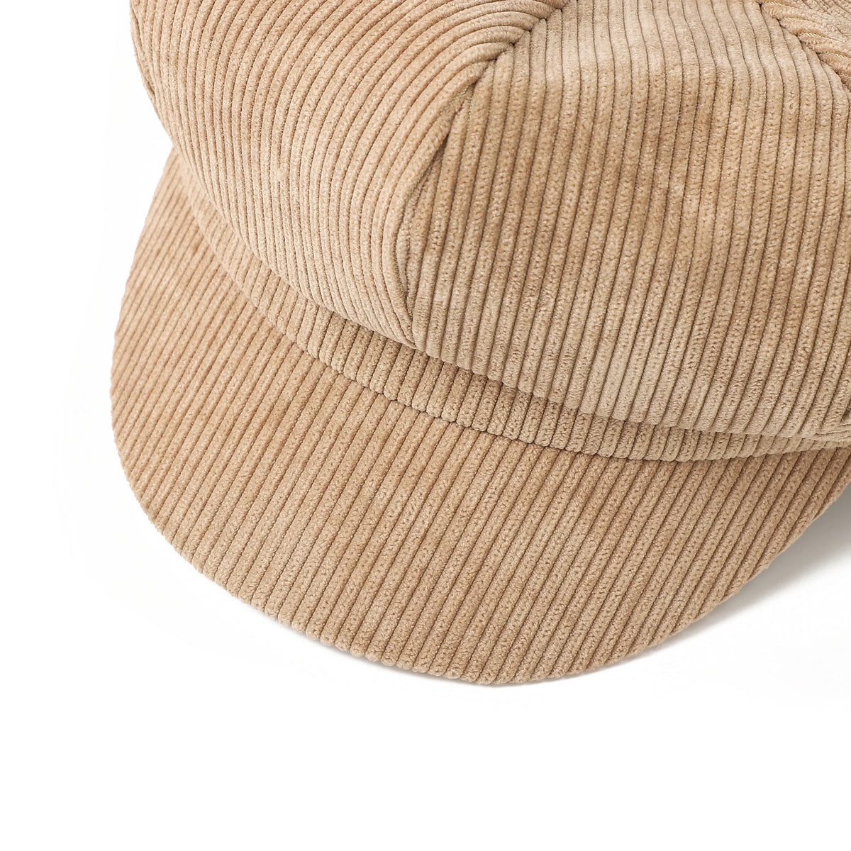 Plymouth Women Corduroy 8-Panels Newsboy Cap