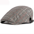 Plymouth Tartan Cotton Flat Cap