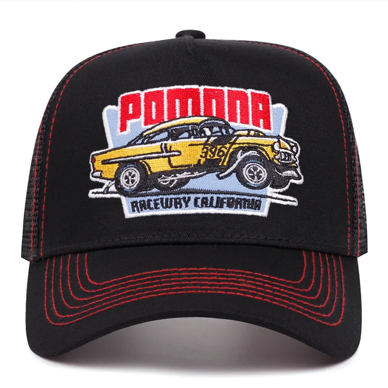 Pomona Raceway California Trucker Cap