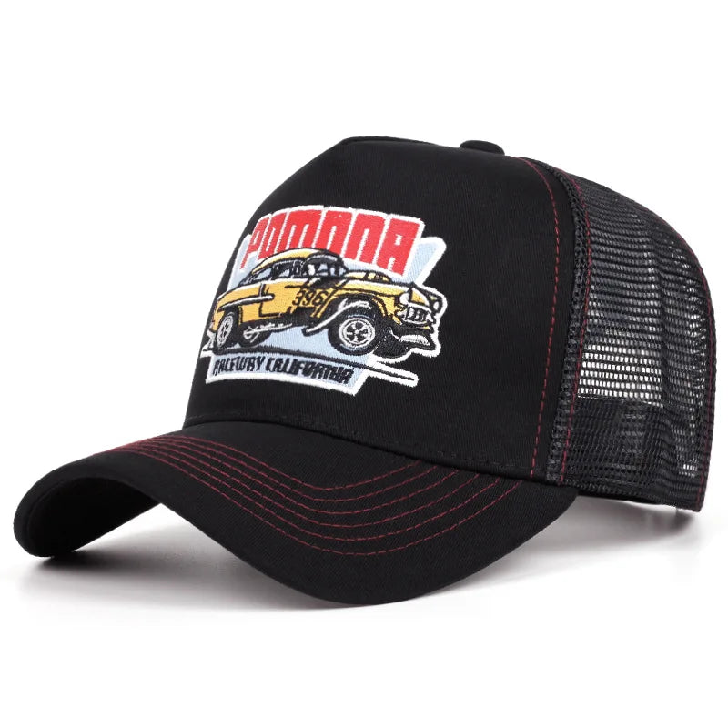Pomona Raceway California Trucker Cap