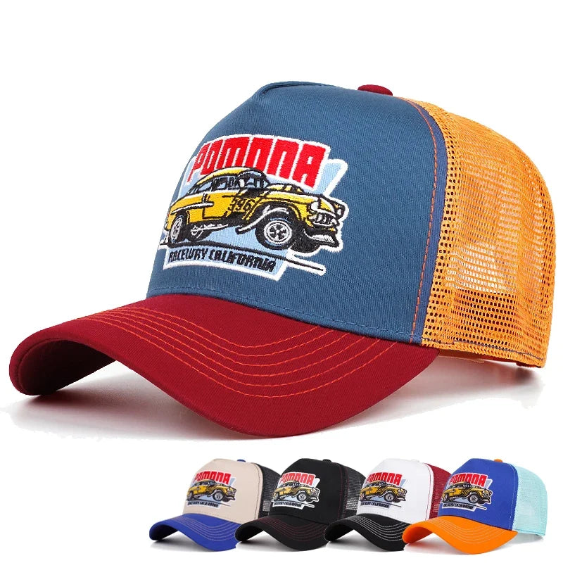 Pomona Raceway California Trucker Cap