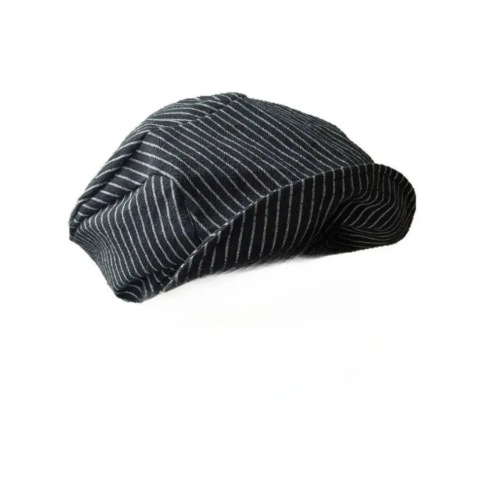 Pontypool Striped Linen Cap