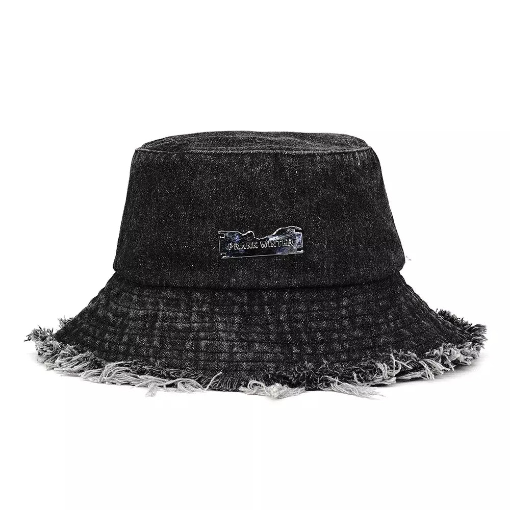 Prank Winter Denim Bucket Hat