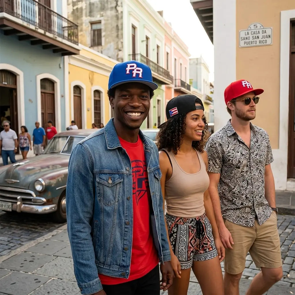 Puerto Rico Baseball Snapback Cap