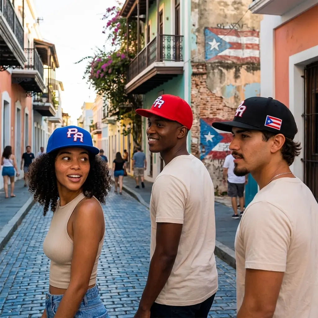 Puerto Rico Baseball Snapback Cap