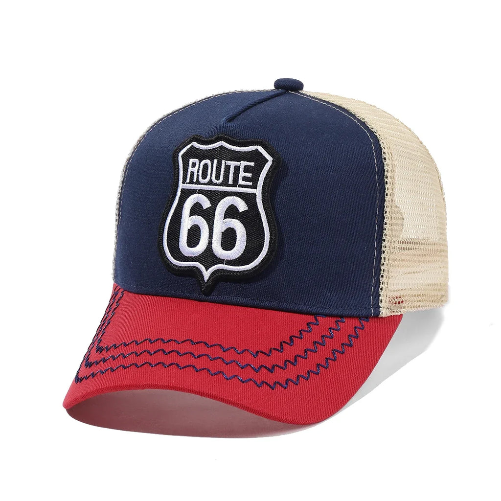 ROUTE 66 Cotton Trucker Cap