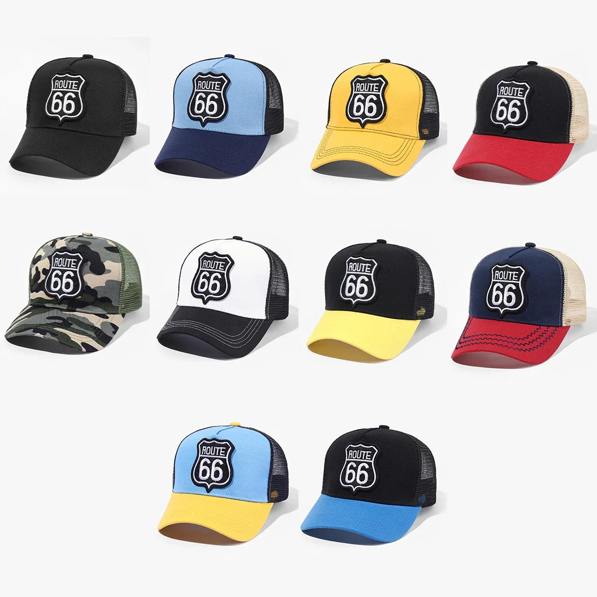 ROUTE 66 Cotton Trucker Cap