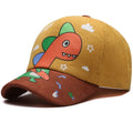 Racer Baby Dinosaur Corduroy Baseball Cap