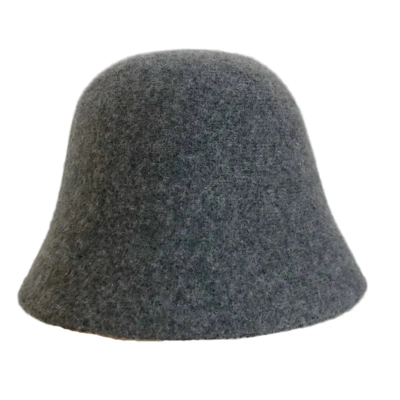 Reboux Women Retro Wool Cloche Hat