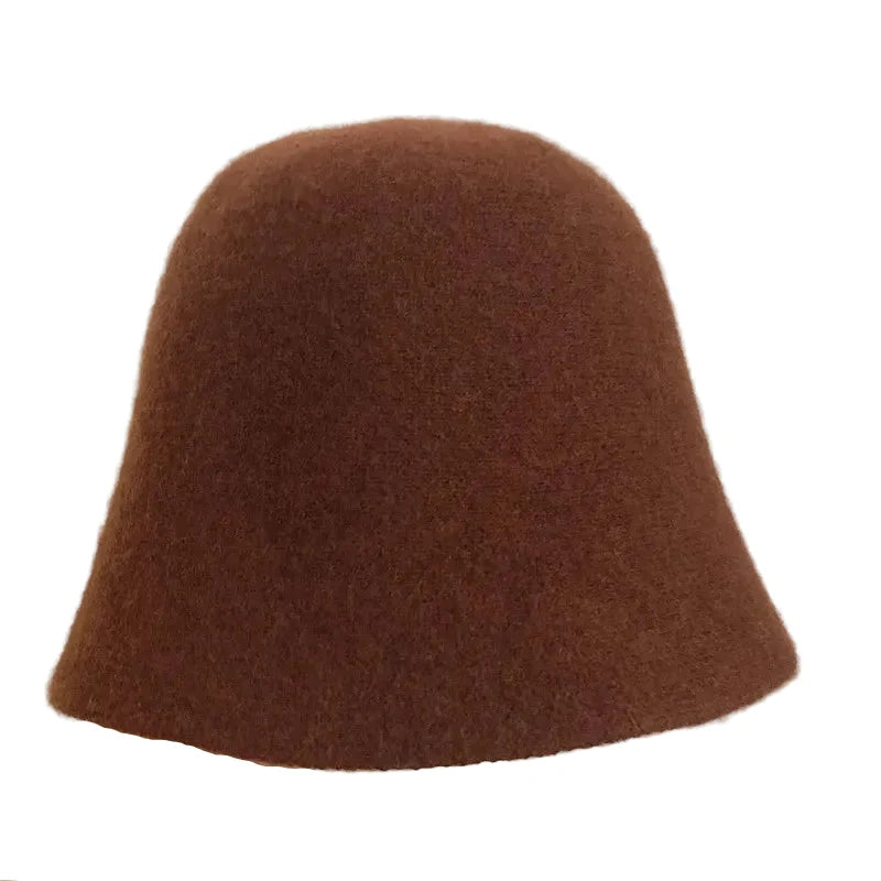 Reboux Women Retro Wool Cloche Hat