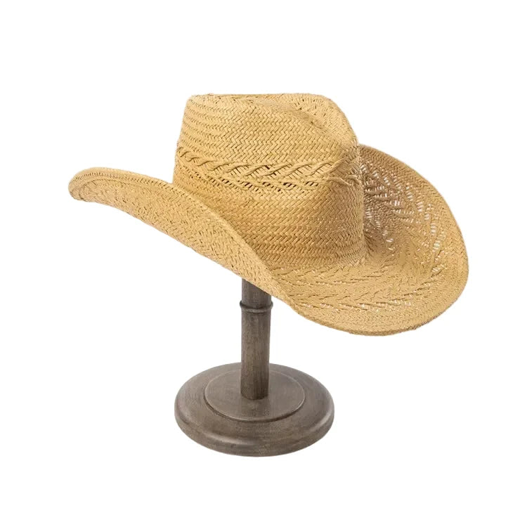 Recife Summer Handmade Straw Western Cowboy Hat