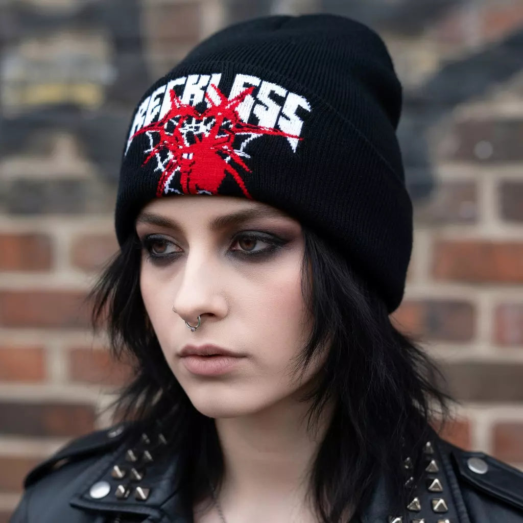 Reckless Spider Web Winter Beanie
