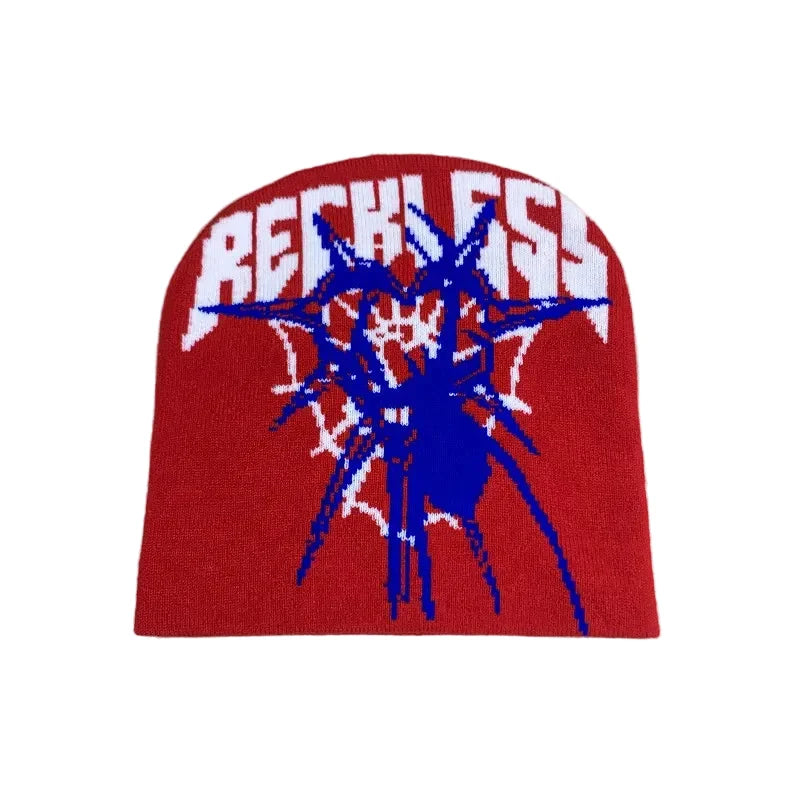 Reckless Spider Web Winter Beanie