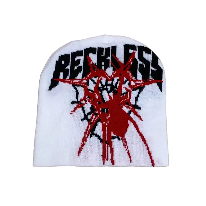 Reckless Spider Web Winter Beanie