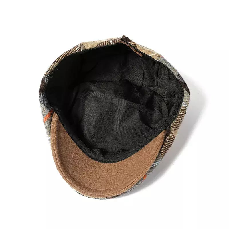 Reinhardt Plaid Flat Cap