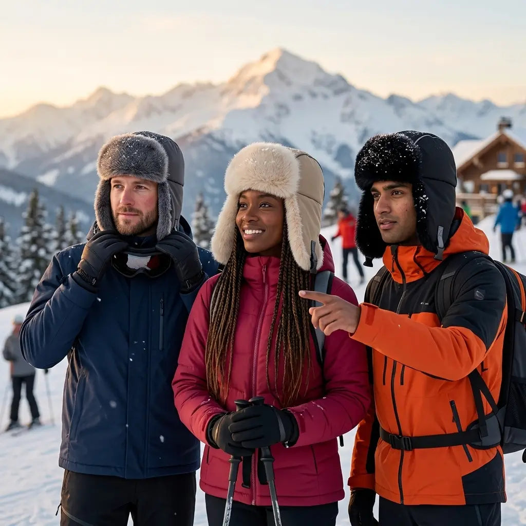 Reno Winter Skiing Waterproof Trapper Bomber Hat