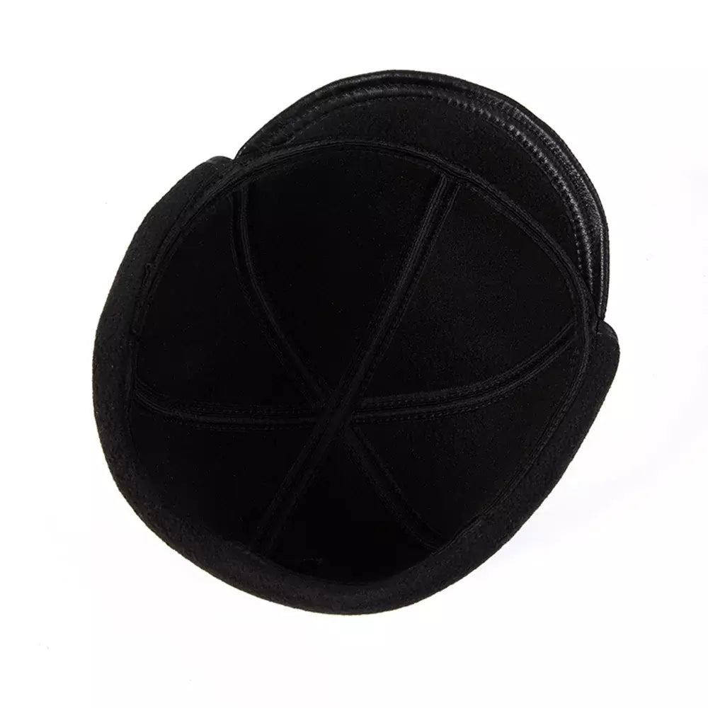 Renton Earflaps Genuine Leather Cap