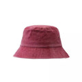 Retro Washed Cotton Bucket Hat