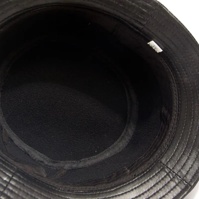 Ricard Genuine Leather Bucket Hat