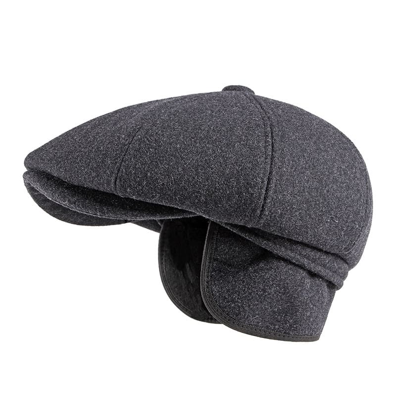 Richmond Earflaps Wool Newsboy Cap