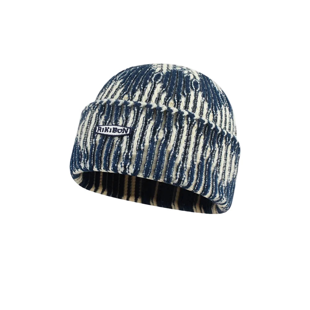 Rikibon Tie-Dye Wool Docker Beanie