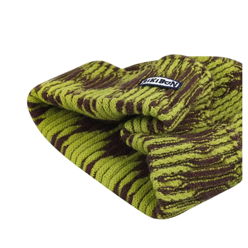 Rikibon Tie-Dye Wool Docker Beanie