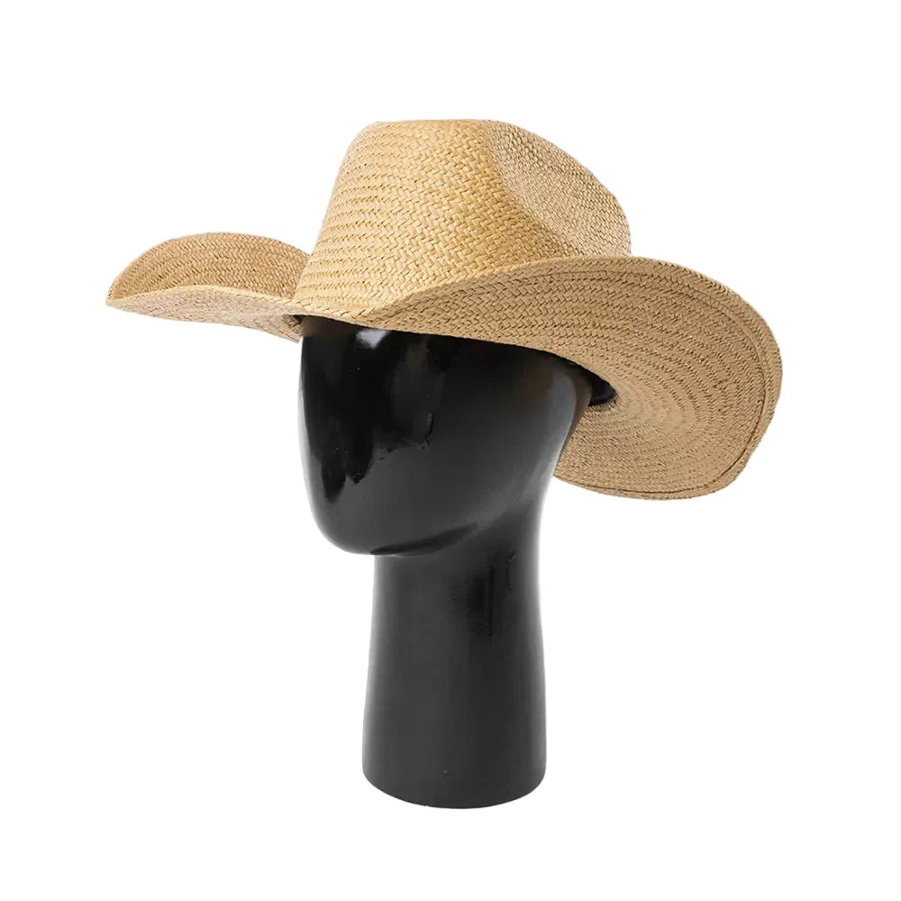 Rimini Summer Handmade Straw Western Cowboy Hat