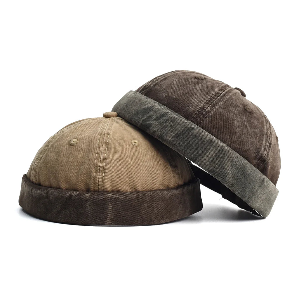 Robertson Washed Cotton Brimless Docker Cap