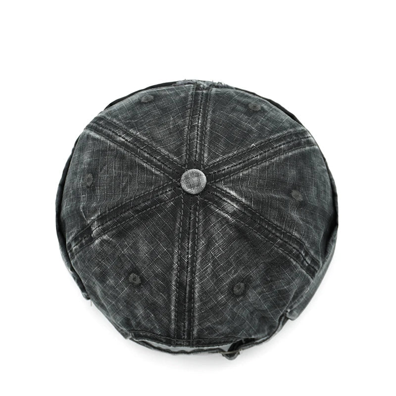 Rockstar Distressed Washed Cotton Docker Cap