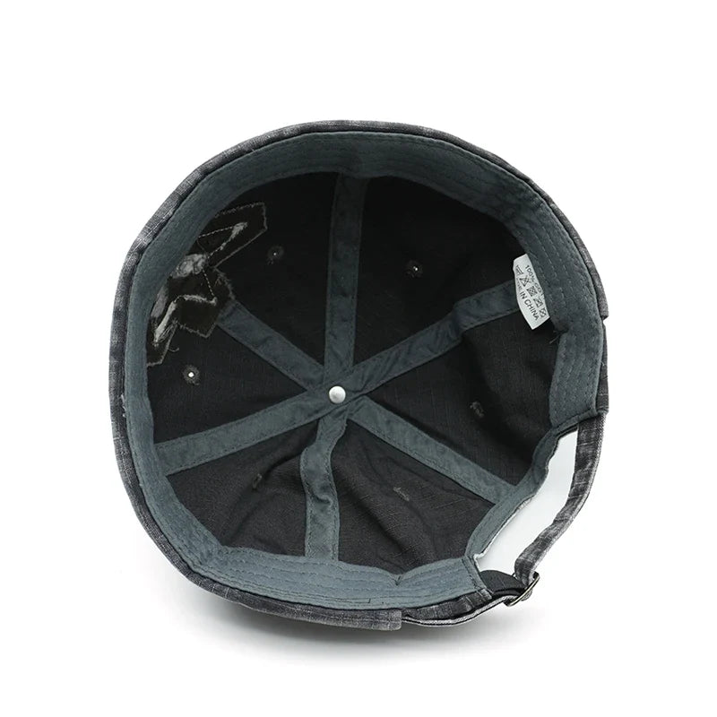 Rockstar Distressed Washed Cotton Docker Cap