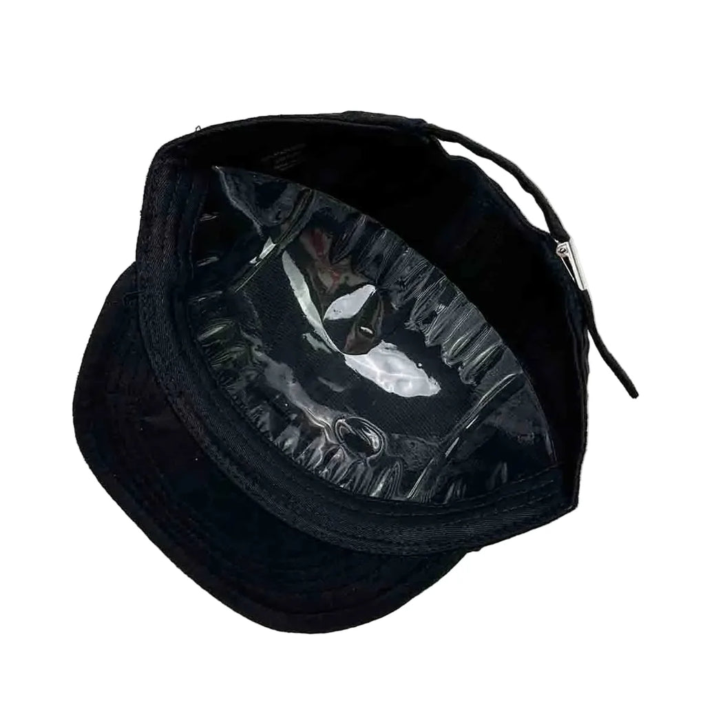 Rockstar Washed Cotton Flat Visor 5-Panels Cap
