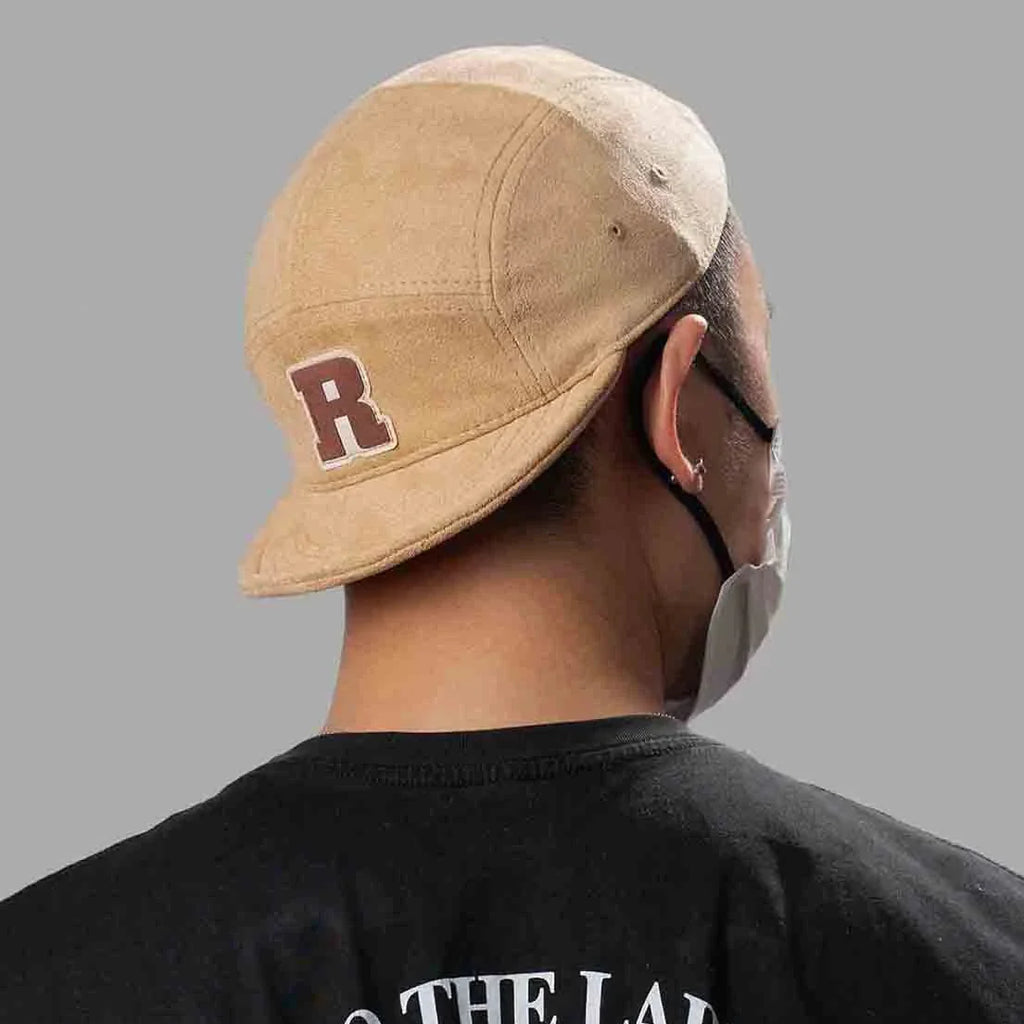 Rockstar Washed Cotton Flat Visor 5-Panels Cap